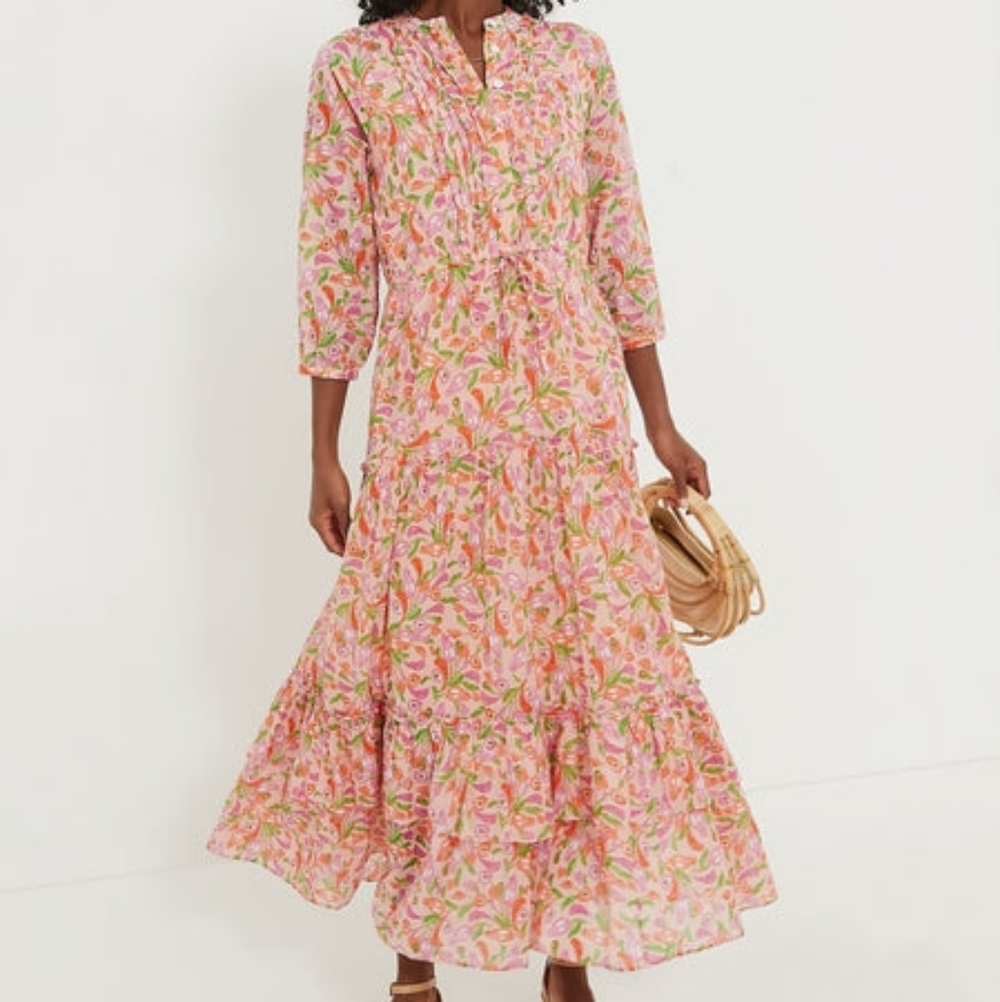 Banjanan Exclusive Mini Bloom Rose Bazaar Dress Size XS